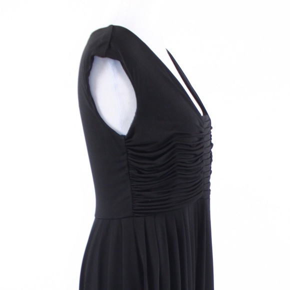 Calvin Klein black sleeveless empire waist dress 6 - Picture 6 of 8